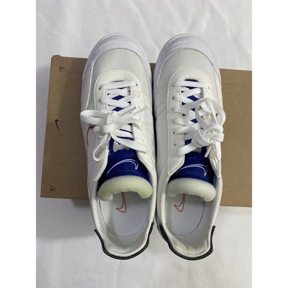 New Mens Size 8.5 White Red Nike Drop-Type HBR Tennis Shoes CQ0989 100 main image 8